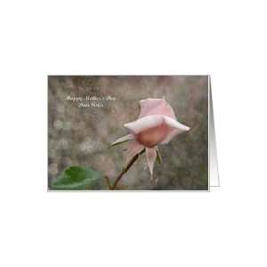  Mothers Day Sister   Pink Rose Bud Card: Health 