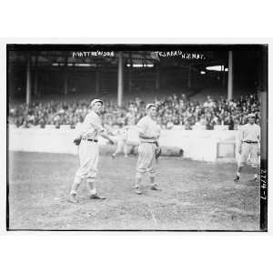 Christy Mathewson & Jeff Tesreau,New York NL,at Polo Grounds (baseball 