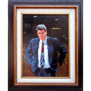  CHUCK DALY 9x 12 Painting by Artist Angelo Marino 