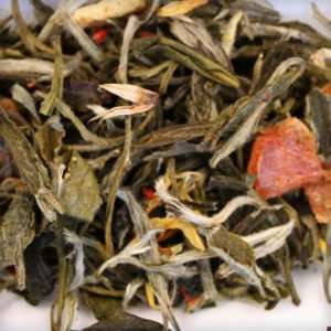Tea Attic Ginger Peach Bai Mu Dan White Loose Leaf Organic Tea 1/2 