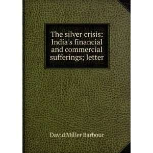   and commercial sufferings; letter David Miller Barbour Books