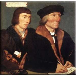   and His Son John 16x16 Streched Canvas Art by Holbein, Hans (Younger