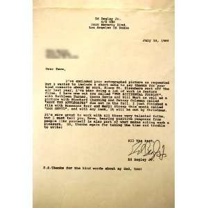 Ed Begley Jr Signed Typed Letter   Content Thanking Fan   Dated 07/14 