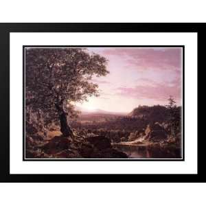  Church, Frederic Edwin 24x19 Framed and Double Matted July 