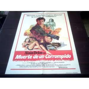 Original Spanish Movie Poster Mort Dun Pourri Death Of A Corrupt Man 