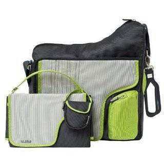  JJ Cole Collections System Diaper Bag, Green Stitch 