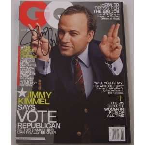 Jimmy Kimmel   Hand Signed In Person Autographed Magazine 11/08