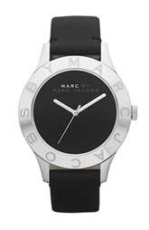 MARC BY MARC JACOBS Blade Round Leather Strap Watch $175.00