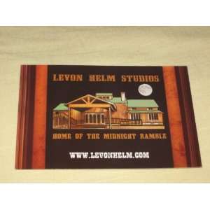Levon Helm   Home Of The Midnight Ramble   Post Card Advertisement 4 x 