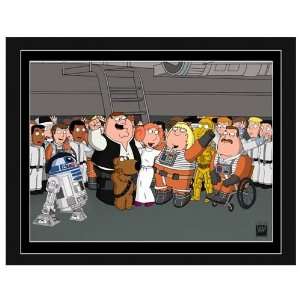  Star Wars Family Guy Victory Paper Giclee Print