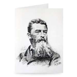Ludwig Feuerbach (engraving) by John Philipp   Greeting Card (Pack of 
