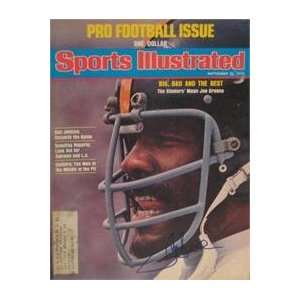  Mean Joe Greene autographed Sports Illustrated Magazine 