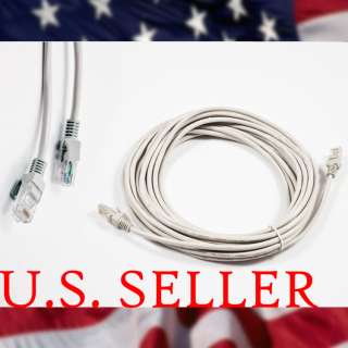25 FOOT CAT5 CAT5E ETHERNET CABLE LAN NETWORK CONNECTOR  