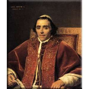  Portrait of Pope Pius VII 14x16 Streched Canvas Art by 