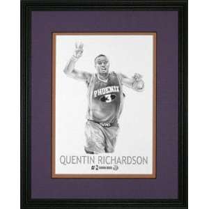  Quentin Richardson Phoenix Suns 5x7 Framed Print: Sports 