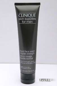 Clinique Men Liquid Face Wash Regular Strength 150ml Full Size  
