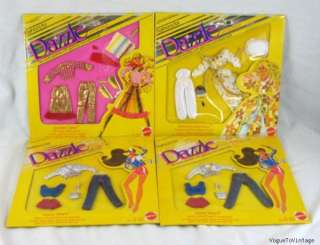 Vintage Mattel Dazzle Doll JAZZY JEANS Fashion 1981  