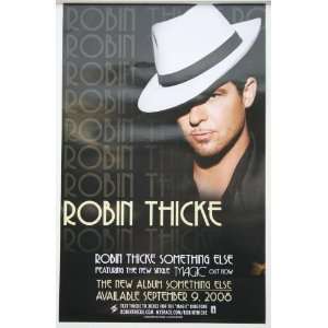  ROBIN THICKE Something Else 2008 MUSIC POSTER 22x14