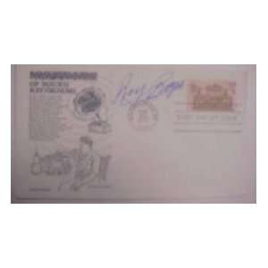Roy Rogers Autograph on 100 Years of Sound Recording First Day Cover 
