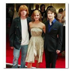   Photograph   12x12 Inches (Rupert Grint Emma Watson Daniel Radcliffe