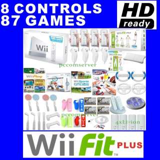 NINTENDO 1 Wii CONSOLE+ 87 GAMES+ FIT PLUS MARIO KART 4 045496880019 