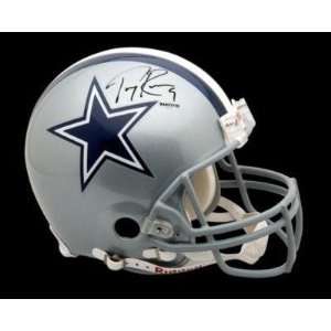 Tony Romo Signed Helmet   Authentic   Autographed NFL Helmets