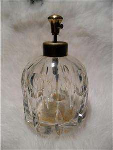 CRYSTAL IRVING W. RICE PERFUME BOTTLE FROM WEST GERMANY  