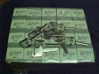 200) NOS GM Chevy Chevrolet Briggs & Stratton D Key Blanks 68 72 76 