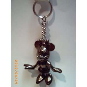  Disney Minnie Mouse Metal Keychain  Movable Body Parts 