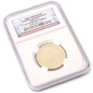 2007 S Mint George Washington Presidential Dollar Coin Grade PF70UC 