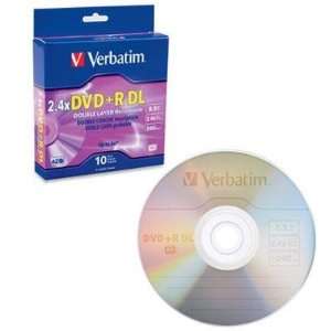  Verbatim/Smartdisk 2.4x Dvd+R Double Layer Media 8.5gb 