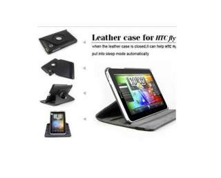 Brand New 360 Rotation Stand Case Cover For 7 HTC Flyer Tablet  