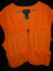 NEW Blaze Orange Hunting Vest Soft & Quite Outfitters  