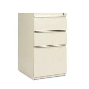  Alera® Three Drawer Mobile Pedestal File with Recessed 