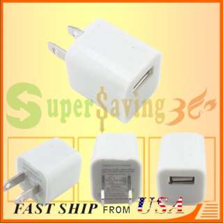 New USB Home AC Power Adapter Wall Charger Plug For Apple iPhone 4 4S 