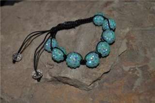   Ball Shamballa Crystal Fashion Bracelet PINK WHITE PURPLE BLUE  