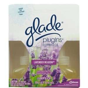  Glade Plugins Scented Oil Refill, Lavender Meadow 2 ct 
