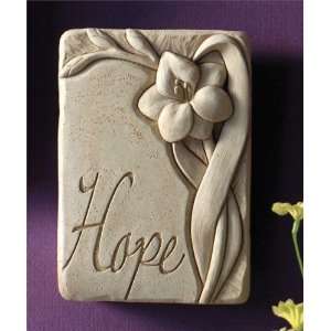  HOPE Flower GLADIOLA Floral ACCENT Wall PLAQUE