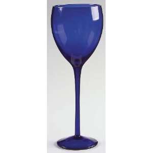  Artland Crystal Midnight Blue Water Goblet, Crystal 