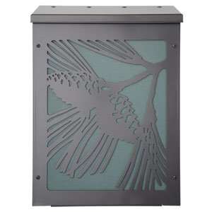  Blink Shadowbox Pinecone Vertical Wall Mount Mailbox in 