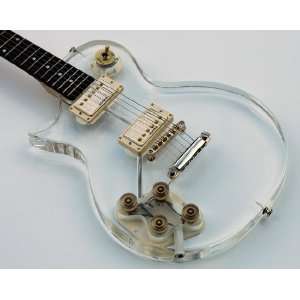   LEFTY ACRYLIC ICE LP LEFT HANDED ELECTRIC GUITAR Musical Instruments