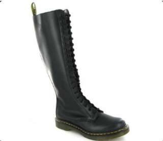  Dr.Martens 1B60 20 Eye Black Smooth Womens Boots Shoes