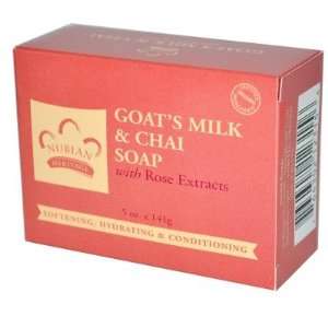  Nubian Heritage  Goats Milk & Chai Soap, 5oz, 141 grams 