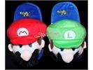Nintendo Super Mario Brothers Luigi 11 Plush Slippers  