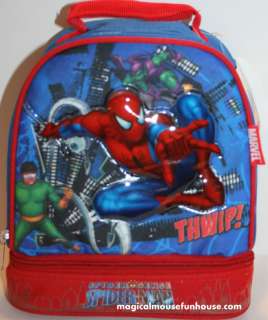 Spiderman Marvel Insulated Lunch Box School NEW  