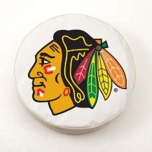    Chicago Blackhawks NHL White Spare Tire Cover: Sports & Outdoors