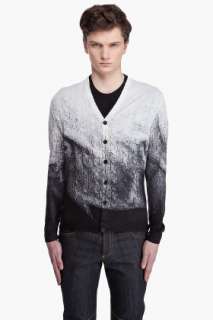 Alexander Mcqueen Cable Knit Print Cardigan for men  