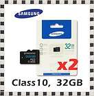   Essential Class 10 Micro SD HC 32GB 2EA Flash Memory Card 32G