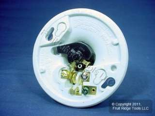 Porcelain Lampholder Pull Chain Light Socket w/ Outlet 078477103098 