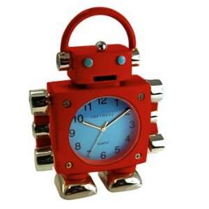  Novelty Mini Robot Clock TOKIBOT; DJ Big Brother Red 